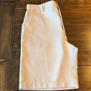 Under Armour Tan Golf Shorts - Men’s 34 Waist